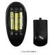 Ham Strap-on cu Vibrator și Dildo Gol din Silicon, Negru, Universal