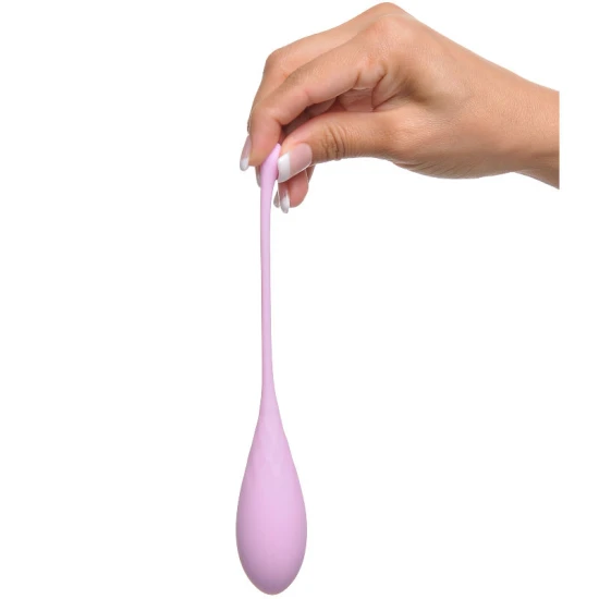 Set antrenament Kegel din silicon, 3 greutăți, roz
