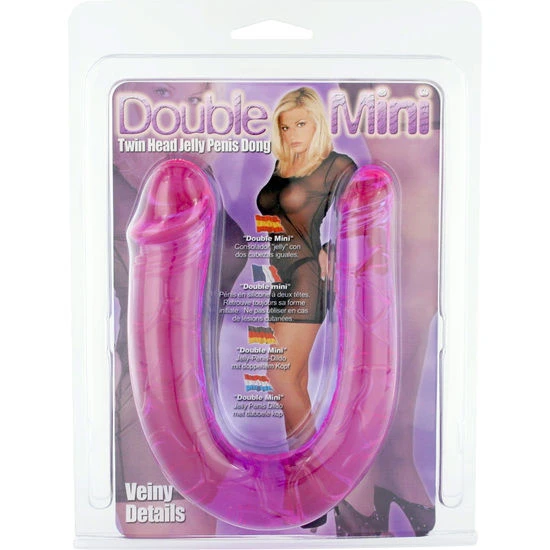 Șapte creații - penis cu două capete flexibile din jeleu