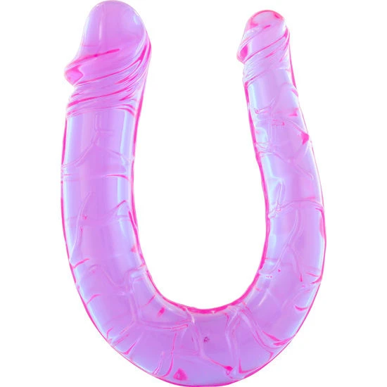 Șapte creații - penis cu două capete flexibile din jeleu