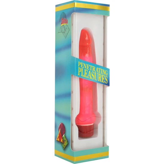 Vibrator Anal Jelly Thin 16cm, Roz