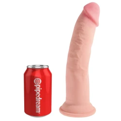 Dildo cu densitate triplă, 23 cm, cu ventuză