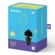 Stimulator clitoridian rotativ din silicon, negru