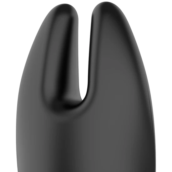 Stimulator clitoridian din silicon, negru/auriu