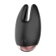 Stimulator clitoridian din silicon, negru/auriu