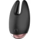 Stimulator clitoridian din silicon, negru/auriu