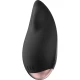 Stimulator clitoridian din silicon, negru/auriu