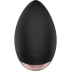 Stimulator clitoridian din silicon, negru/auriu