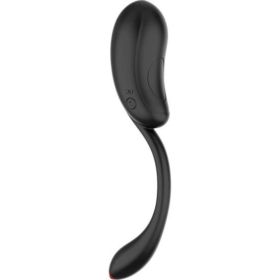 Ou vibratoare cu telecomandă, silicon, negru/auriu