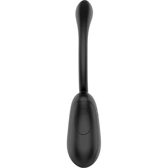 Ou vibratoare cu telecomandă, silicon, negru/auriu
