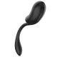 Ou vibratoare cu telecomandă, silicon, negru/auriu