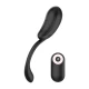 Ou vibratoare cu telecomandă, silicon, negru/auriu