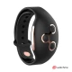 Vibrator G-Spot Curve din silicon medical, negru/auriu
