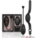 Vibrator EGG din silicon medical, negru, cu ceas WATCHME