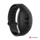 Vibrator EGG din silicon medical, negru, cu ceas WATCHME