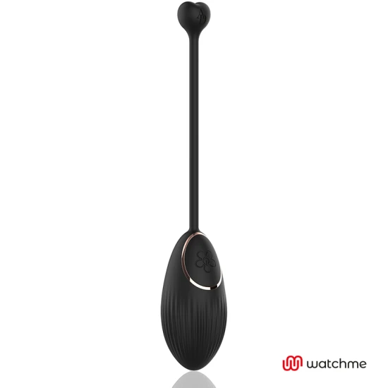 Vibrator EGG din silicon medical, negru/auriu
