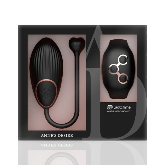 Vibrator EGG din silicon medical, negru/auriu