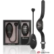 Vibrator EGG din silicon medical, negru/auriu
