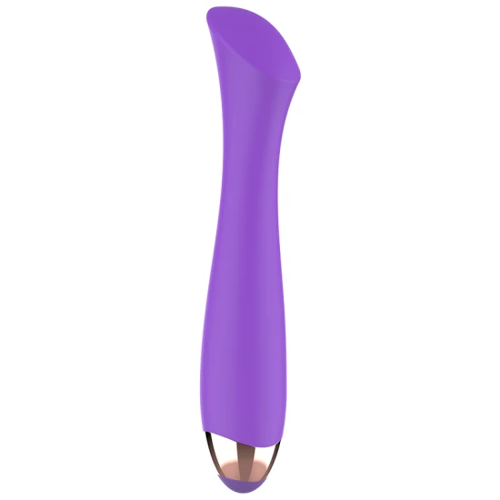 Vibrator reîncărcabil din silicon, roz, 19,9 cm