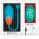 Vibrator ou din silicon medical albastru, cu telecomandă ceas