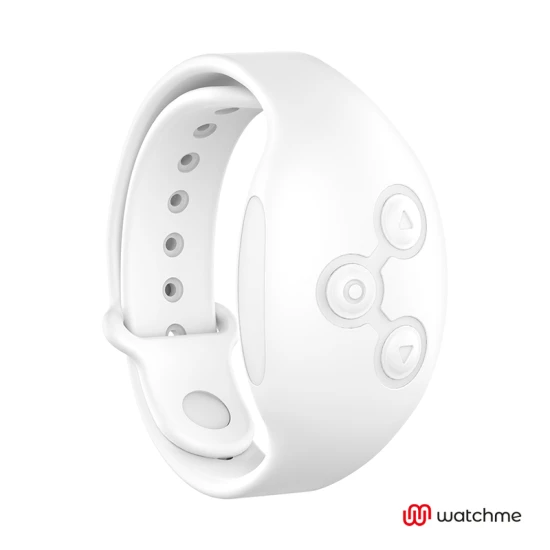 Vibrator ou din silicon medical fuchsia, cu telecomandă WATCHME