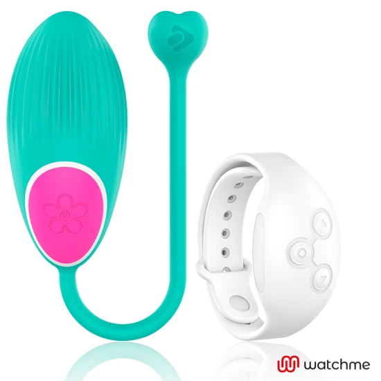 Vibrator ou din silicon medical, alb, cu telecomandă ceas