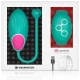 Vibrator ou din silicon medical, roz, cu ceas telecomandă