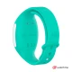 Vibrator dublu pentru cupluri din silicon medical, indigo/seawater