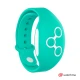 Vibrator dual pentru cupluri din silicon medical, verde deschis